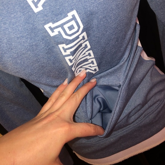 PINK/ Victoria Secret Quarter Zip - Picture 4 of 5